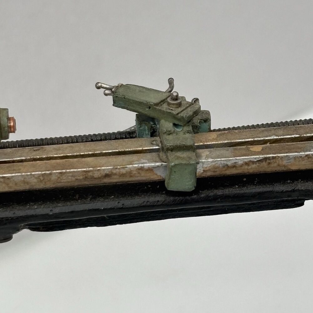 RARE Artisan Ron Bufton Metal Workshop Lathe Machine 1:12 Dollhouse Miniature - Picture 13 of 16
